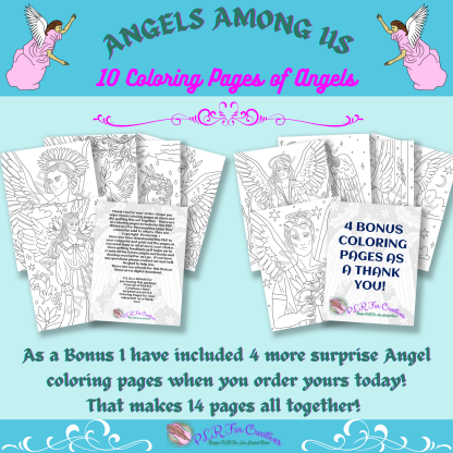 10-Angels Around Us Coloring Pages