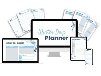 Winter Days PDF Planner