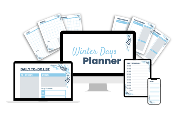 Winter Days PDF Planner