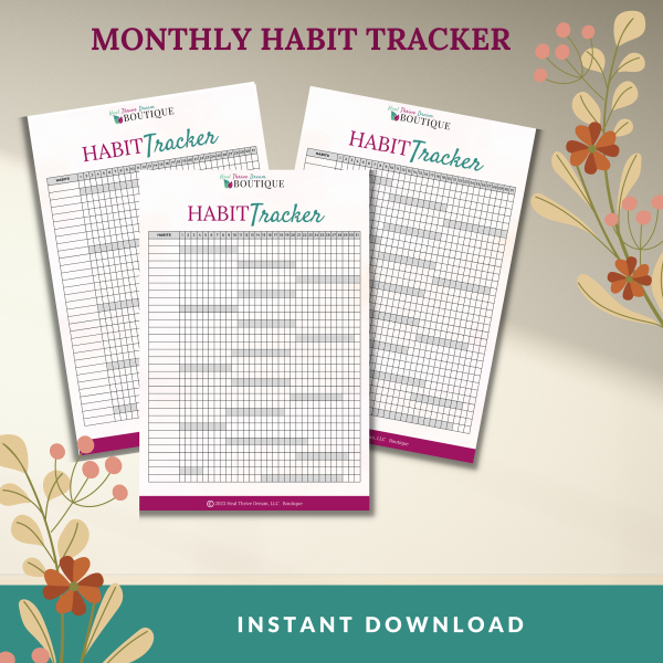 Monthly habit tracker