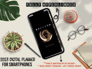 2023 Digital Planner for Smartphones - Moon Phases
