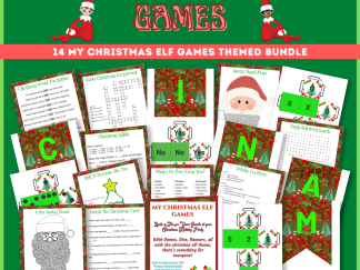 14-My Christmas Elf Games Printables