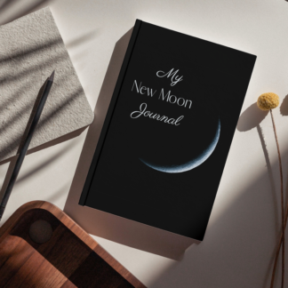 New Moon Ritual Journal home printable mock up