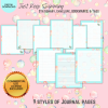 Just Keep Swimming - COMMERCIAL Use Printable Journal Cover, Tags, 9 Styles of Journal Pages, 5 Bookmarks -Just Keep Swimming - US Letter - Digital Download for PLR - Image 3