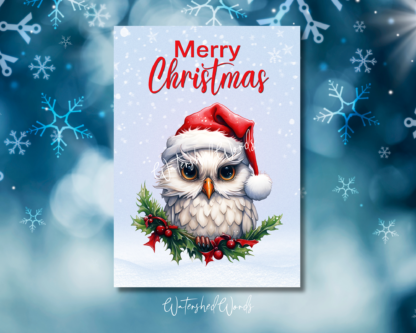 Owl Christmas Card