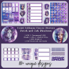 Violet Goddess Digital Planner Stickers, Print, and Cut Stickers, Spiritual Stickers, 80+ Stickers, PNG and Transparent PNG Sticker Sheet, Digital Stickers, Digital Planner Stickers