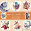 Shamanic Healing Stickers, Set 2, Print and Cut Stickers, Shaman Stickers, Shamanic Tools, Self Care Stickers, Cute Sticker Sheet, Positive Sticker
