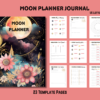 Moon Planner: Embrace Cosmic Wisdom and Manifest Magic, Moon Phases Planner, Moon Manifestation, Oracle Card Spread, Tarot, Mystical Moon