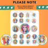 Rainbow Goddess Digital Planner Stickers, Print, and Cut Stickers, Spiritual Stickers, 150+ Stickers, PNG and Transparent PNG Sticker Sheet, Digital Stickers, Digital Planner Stickers, Rainbow Stickers - Image 10