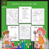 Cavemen, Crosswords, and Coloring Book - Image 2