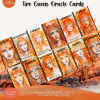 PRINTABLE CARD Deck, Spiritual Women, Fire, Queen, Oracle Cards, Tarot Size, 2.75 x 4.75, Letter, Digital Download, 50 Cards, Watercolor - Image 3