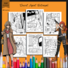 Secret Agent Betrayal | Coloring Storybook - Image 2