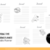 Spring Coloring Planner, PRINTABLE, Daily Planner, Monthly Planner, Weekly Planner, Project Planner, Journal Pages, Ladybugs, Flowers, Sun - Image 5