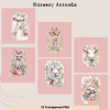 Transparent PNGs - Baby Animals, Set of 12, Koala, Kangaroo, Sloth, Pig, Cow, Sheep, Giraffe, Llama, Zebra - Image 2