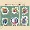 Shamanic Healing Stickers, Set 3, Print and Cut Stickers, Shaman Stickers, Shamanic Tools, Self Care Stickers, Cute Sticker Sheet, Positive Sticker - Image 3