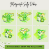 SALTY VIBES, Instant Download, Margarita Party Decorations, png files for Sublimation, Butterfly png sublimation, Summer Stickers Printable - Image 4