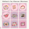 Mothers Day Planner Stickers, Print and Cut Stickers, Flowers Stickers, 50 Stickers, Cute Sticker Sheet, Digital Stickers, Pinks - Image 4