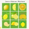 Lemon Planner Stickers, Print and Cut Stickers, Yellow Stickers, 50 Stickers, Cute Sticker Sheet, Digital Stickers, Citrus - Image 4
