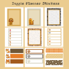 Doggie Planner Stickers, Print and Cut Stickers, Puppy Stickers, 50 Stickers, Cute Dog Sticker Sheet, Digital Stickers, Pug Stickers - Image 5