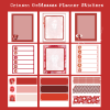 Crimson Goddess Digital Planner Stickers, Print, and Cut Stickers, Spiritual Stickers, 80+ Stickers, PNG and Transparent PNG Sticker Sheet, Digital Stickers, Digital Planner Stickers, Red - Image 5