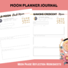 Moon Planner: Embrace Cosmic Wisdom and Manifest Magic, Moon Phases Planner, Moon Manifestation, Oracle Card Spread, Tarot, Mystical Moon - Image 6