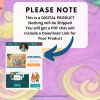 PRINTABLE GREETING Cards - Elephant Psychedelic Positivity 4 Designs | - Kindness Greeting Card - Colored, Grayscale - 5 x7 - Image 9
