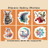 Shamanic Healing Stickers, Set 2, Print and Cut Stickers, Shaman Stickers, Shamanic Tools, Self Care Stickers, Cute Sticker Sheet, Positive Sticker - Image 6