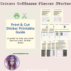 Crimson Goddess Digital Planner Stickers, Print, and Cut Stickers, Spiritual Stickers, 80+ Stickers, PNG and Transparent PNG Sticker Sheet, Digital Stickers, Digital Planner Stickers, Red - Image 6