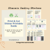 Shamanic Healing Stickers, Set 2, Print and Cut Stickers, Shaman Stickers, Shamanic Tools, Self Care Stickers, Cute Sticker Sheet, Positive Sticker - Image 5