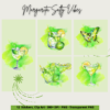 SALTY VIBES, Instant Download, Margarita Party Decorations, png files for Sublimation, Butterfly png sublimation, Summer Stickers Printable - Image 6