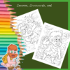 Cavemen, Crosswords, and Coloring Book - Image 8