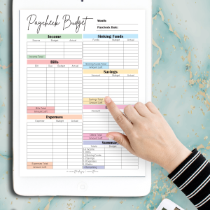 Paycheck Budget Template, Budget by Paycheck Budget PDF, Paycheck ...
