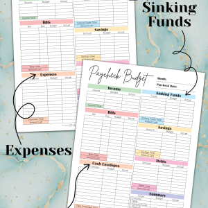 Paycheck Budget Template, Budget by Paycheck Budget PDF, Paycheck ...