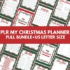 PLR My Christmas Planner green