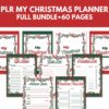PLR My Christmas Planner 60 pages