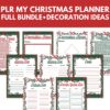 PLR My Christmas Planner decoration ideas