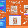 Canva Template, Canva PLR Card, Oracle CARD Deck Kit, 40 Tarot Sized Card, Etsy Listing Template, Orange,Wisdom Oracle Cards, Commercial Use - Image 7