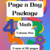 Page A Day Package - Math - Volume One