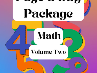 Page A Day Package - Math - Volume Two