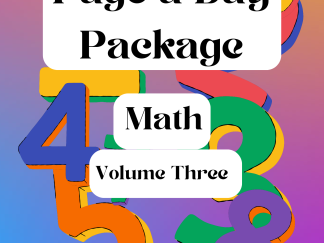 Page A Day Package - Math - Volume Three