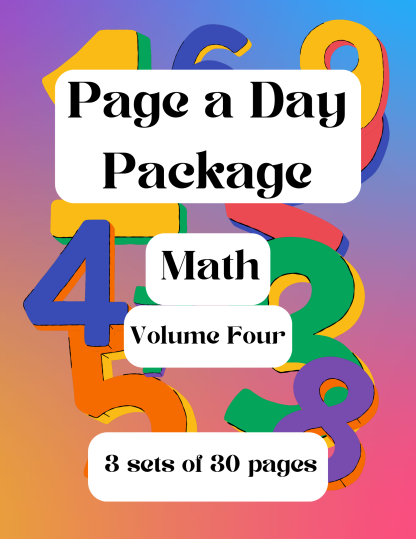 Page A Day Package - Math - Volume Four