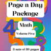 Page A Day Package - Math - Volume Five