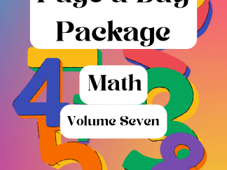 Page A Day Package - Math - Volume Seven