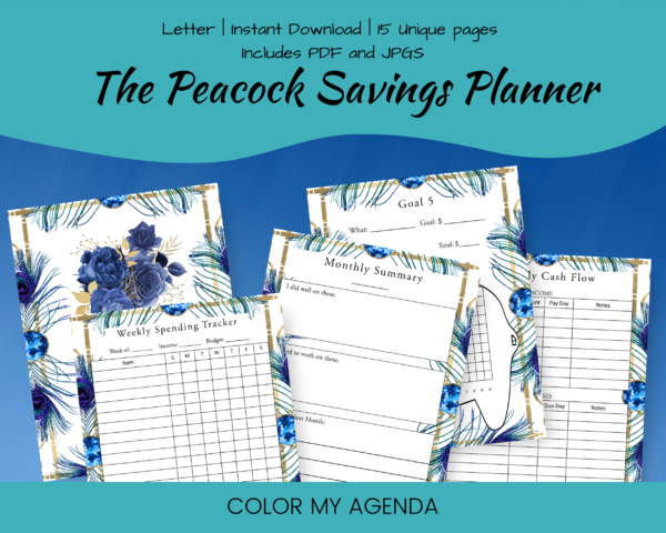 Peacock Savings Budget Planner
