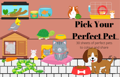Pick Your Perfect Pet coloring book