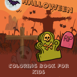 Halloween Coloring Book For Kids Vol. 2 (30 Downloadable Pages)