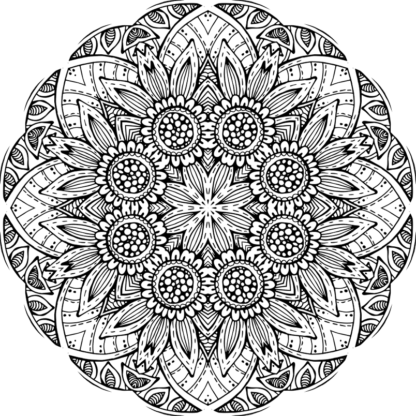 30+ Mandala Coloring Pages - Image 3