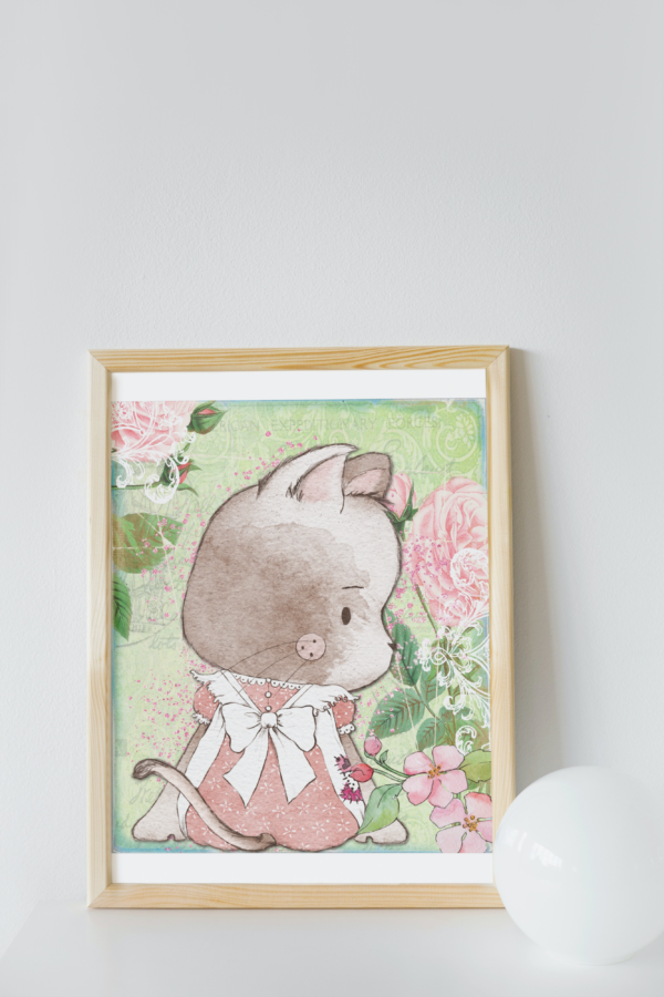 Vintage Cats, beautiful prints for kids room - Image 3