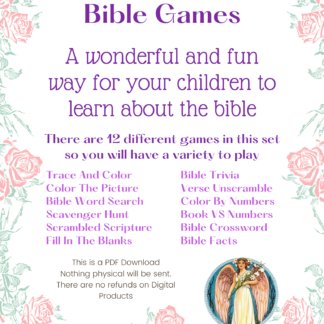 12 Piece Printable Bible Games - Image 2