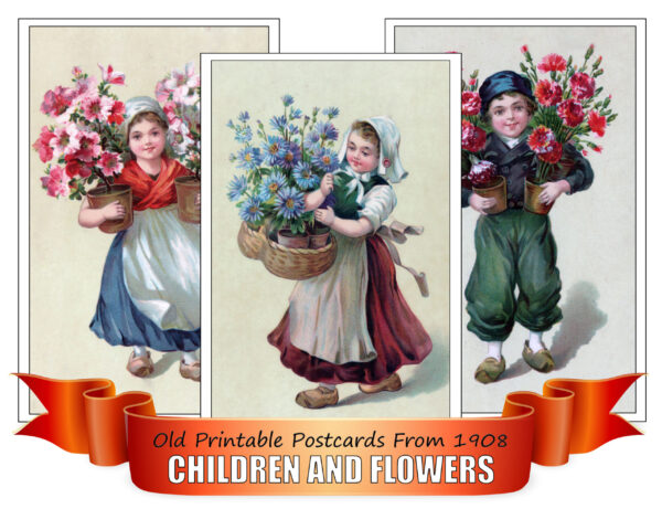 Children Flowers Printable